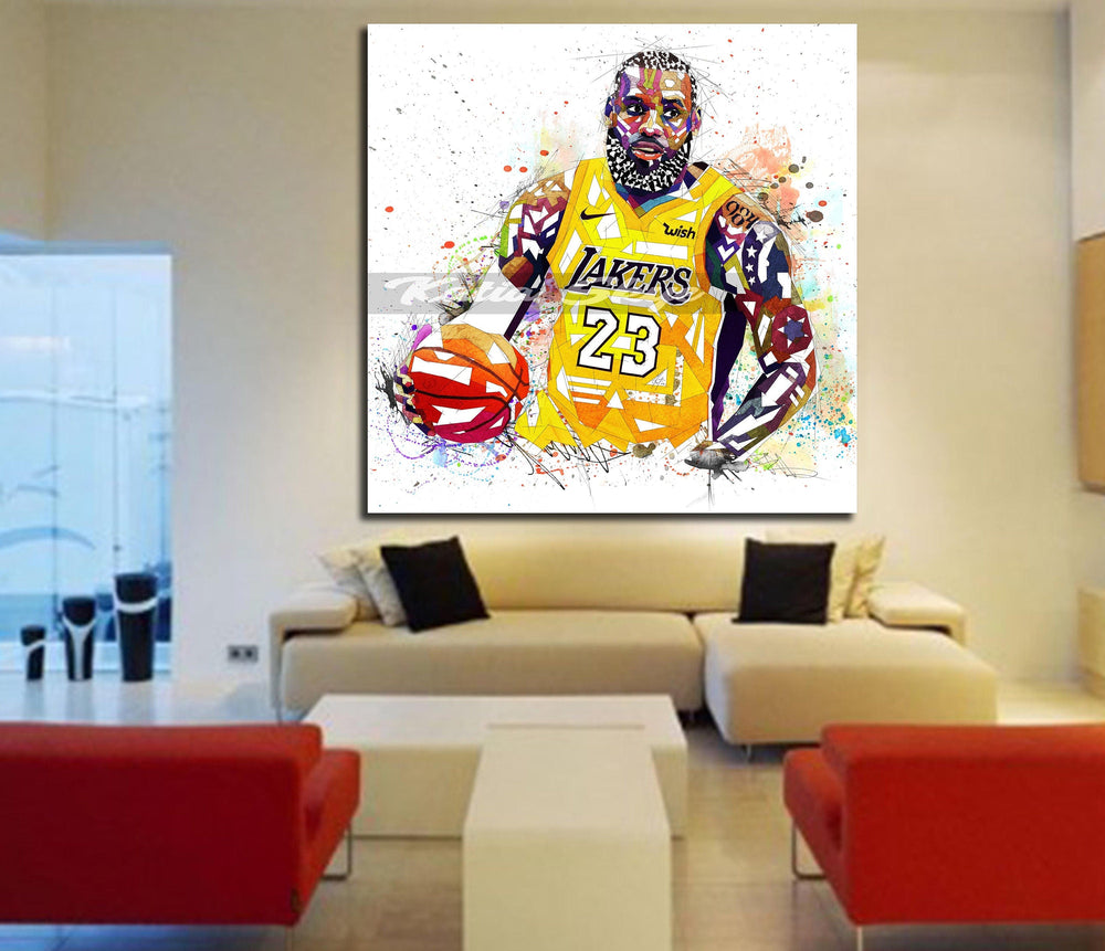 Lebron James canvas posters