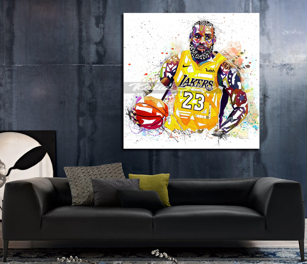 Lebron James wall decor