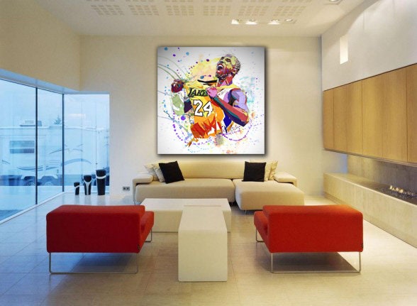 kobe canvas wall art