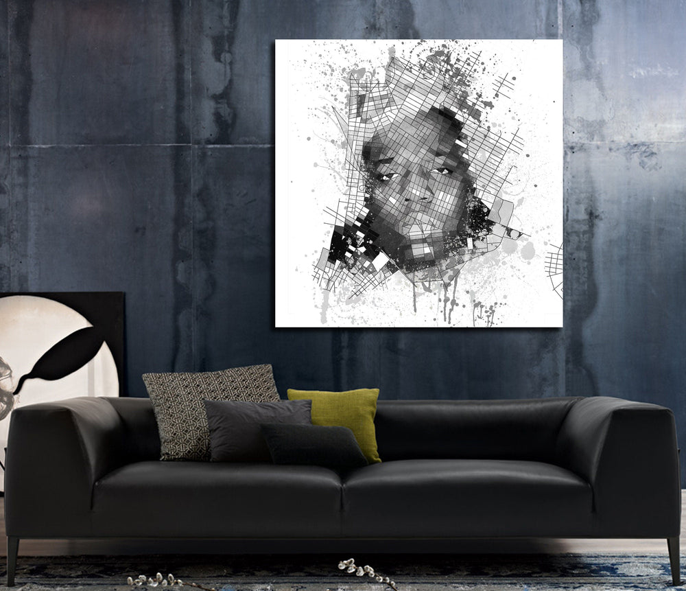 Notorious Big Inspired Canvas print art