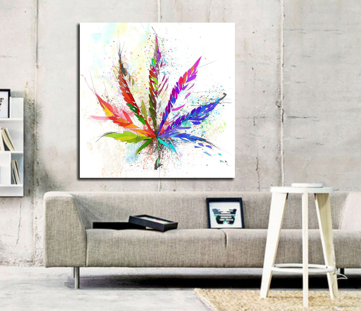 Cbd Cannabis Leaf canvas print