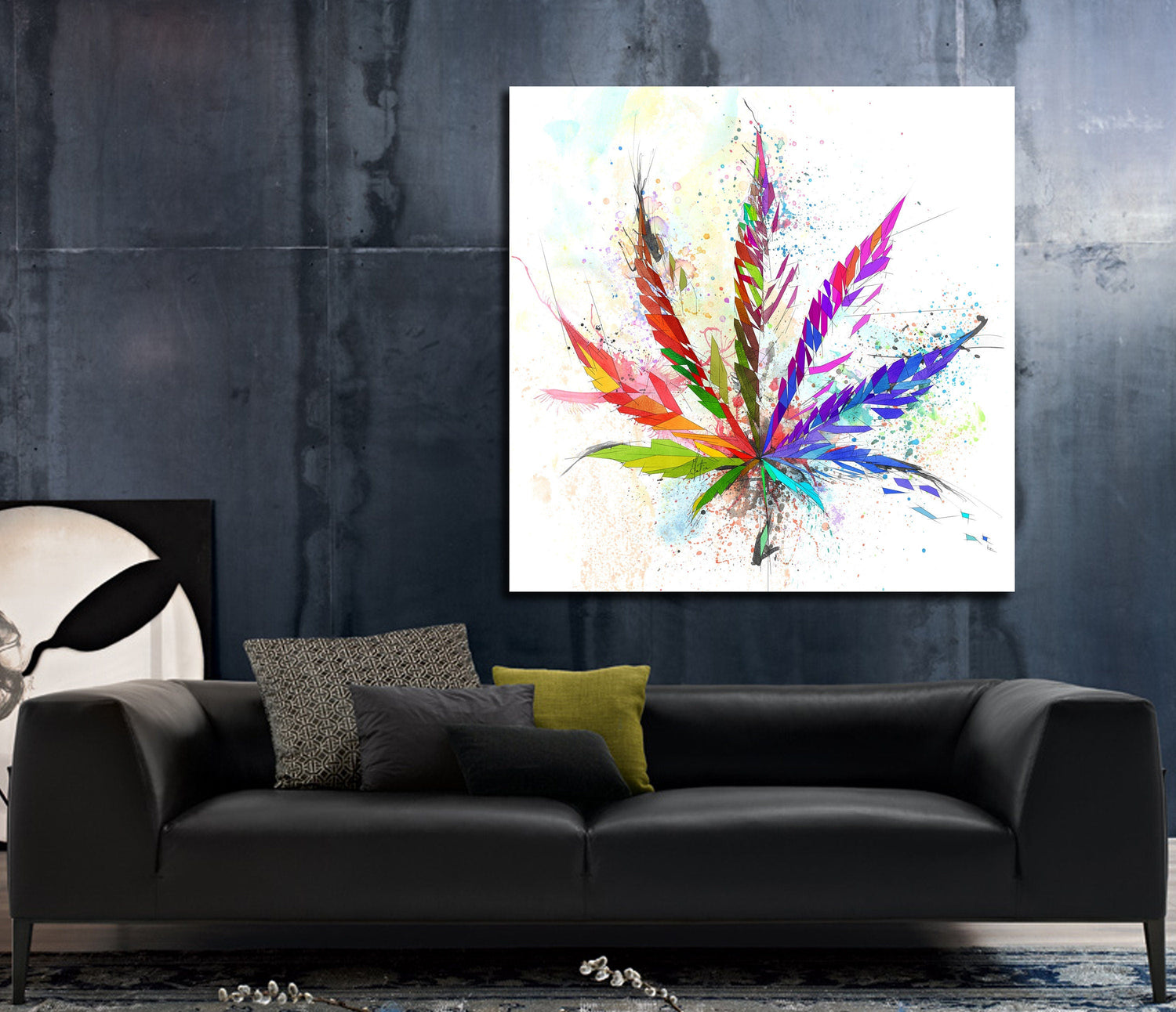 Colorful Marijuana Art
