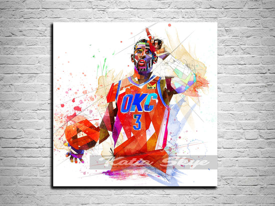 Chris Paul wall art