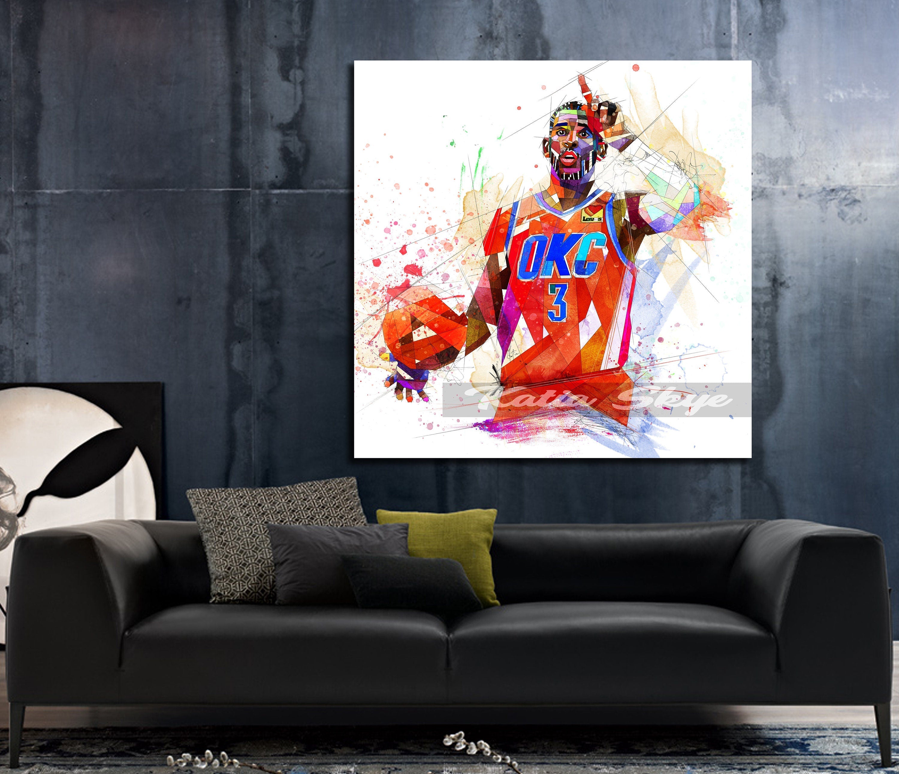 Basketball Canvas Wall Art