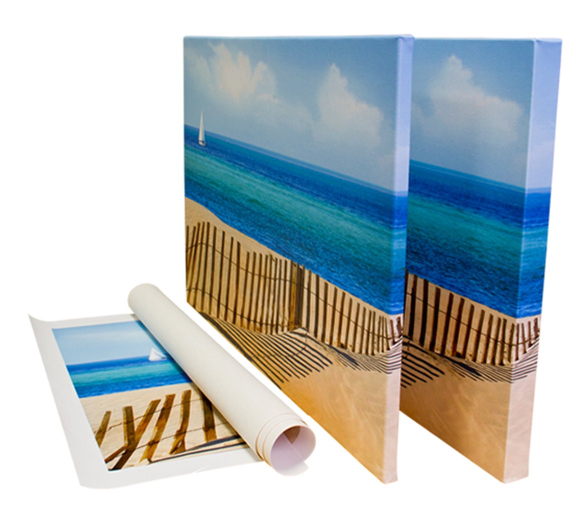 5" thick canvas stretched