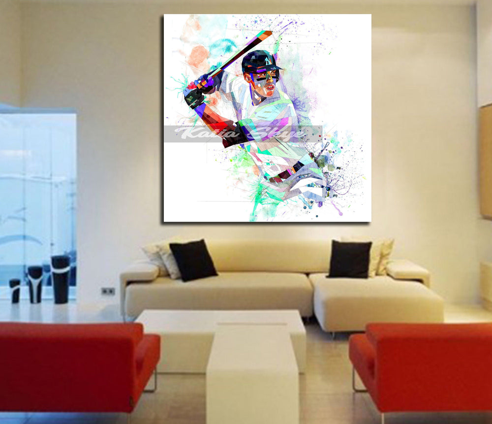 Aaron Judge canvas print wall art