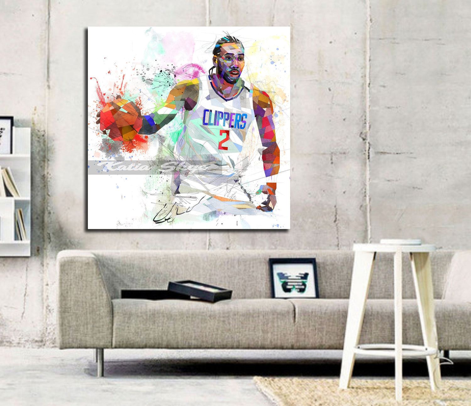 Kawhi Leonard wall art