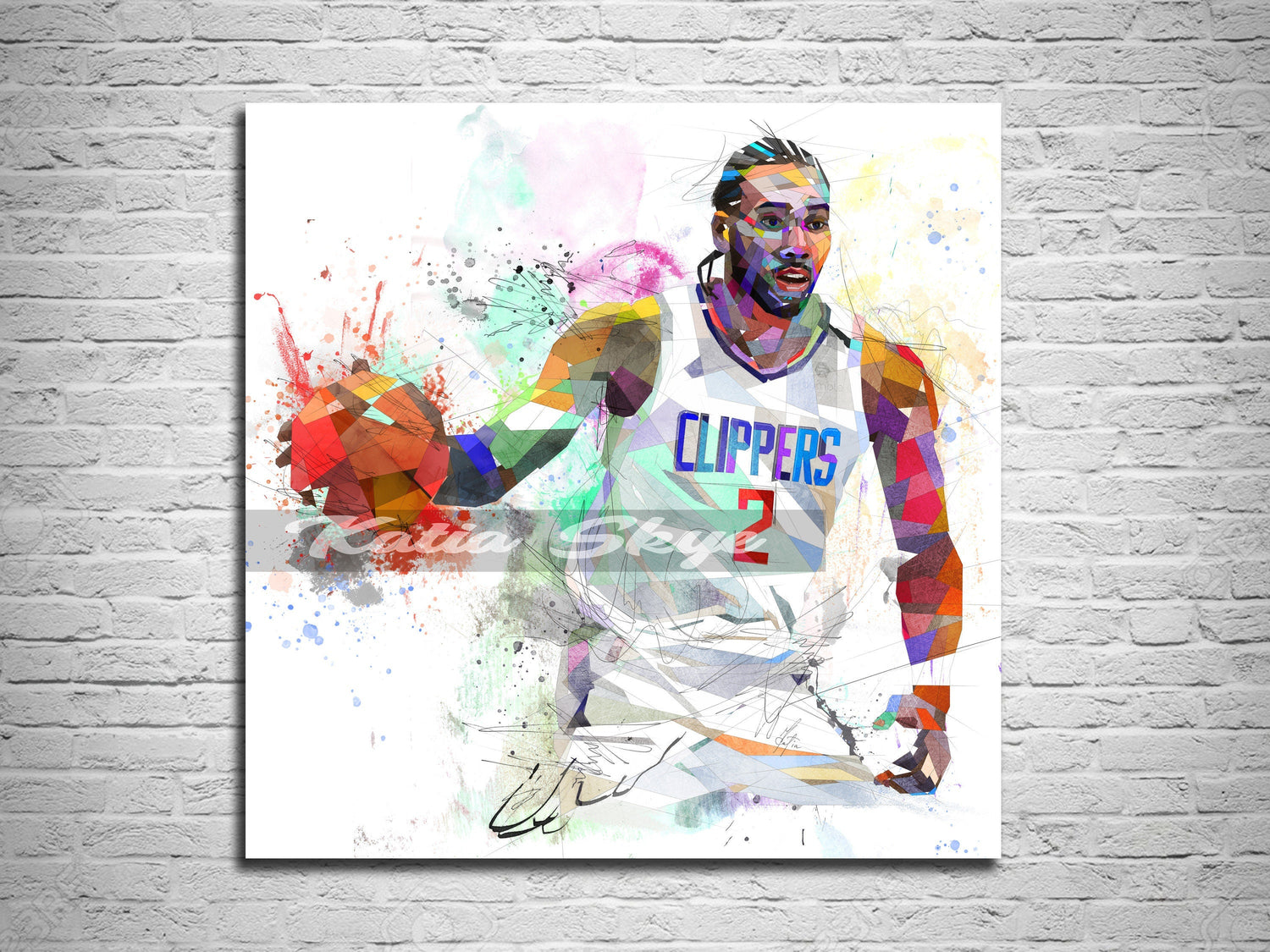 Kawhi Leonard wall art