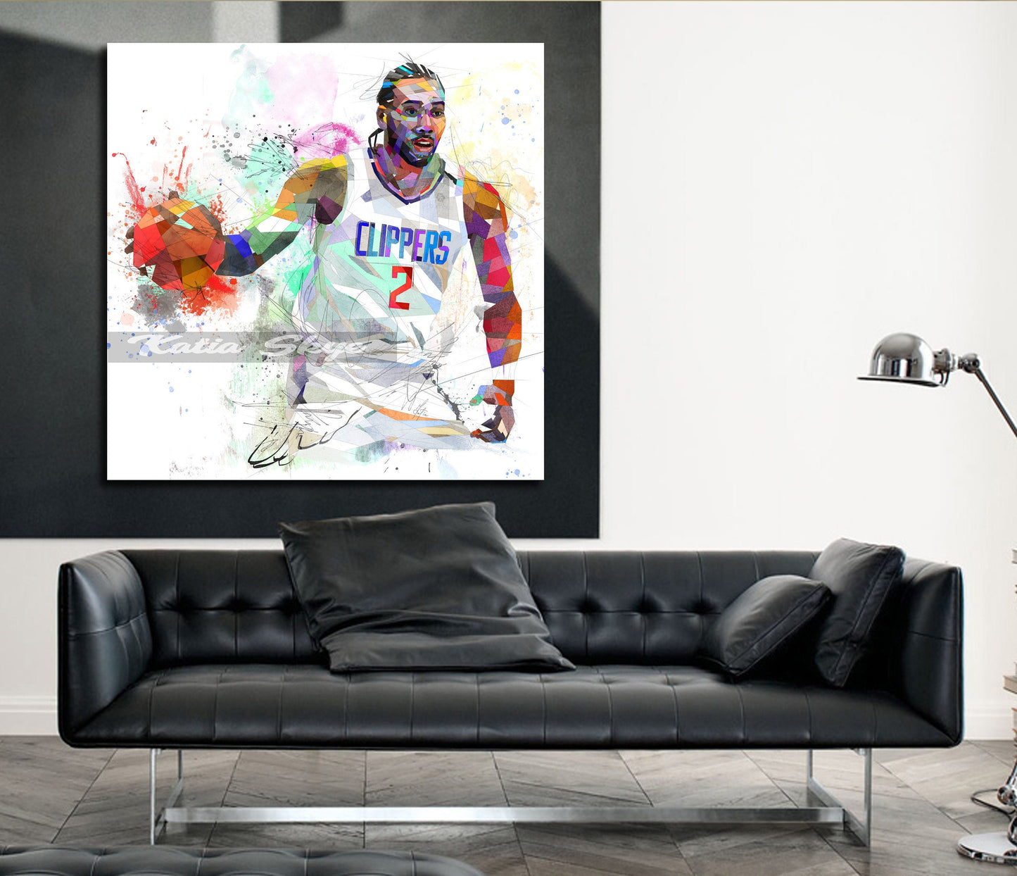 Los Angeles Clippers players poster wall decor