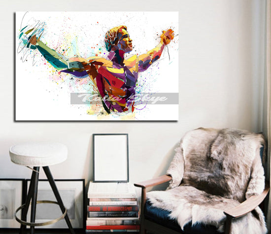 Bodybuilding canvas print wall art