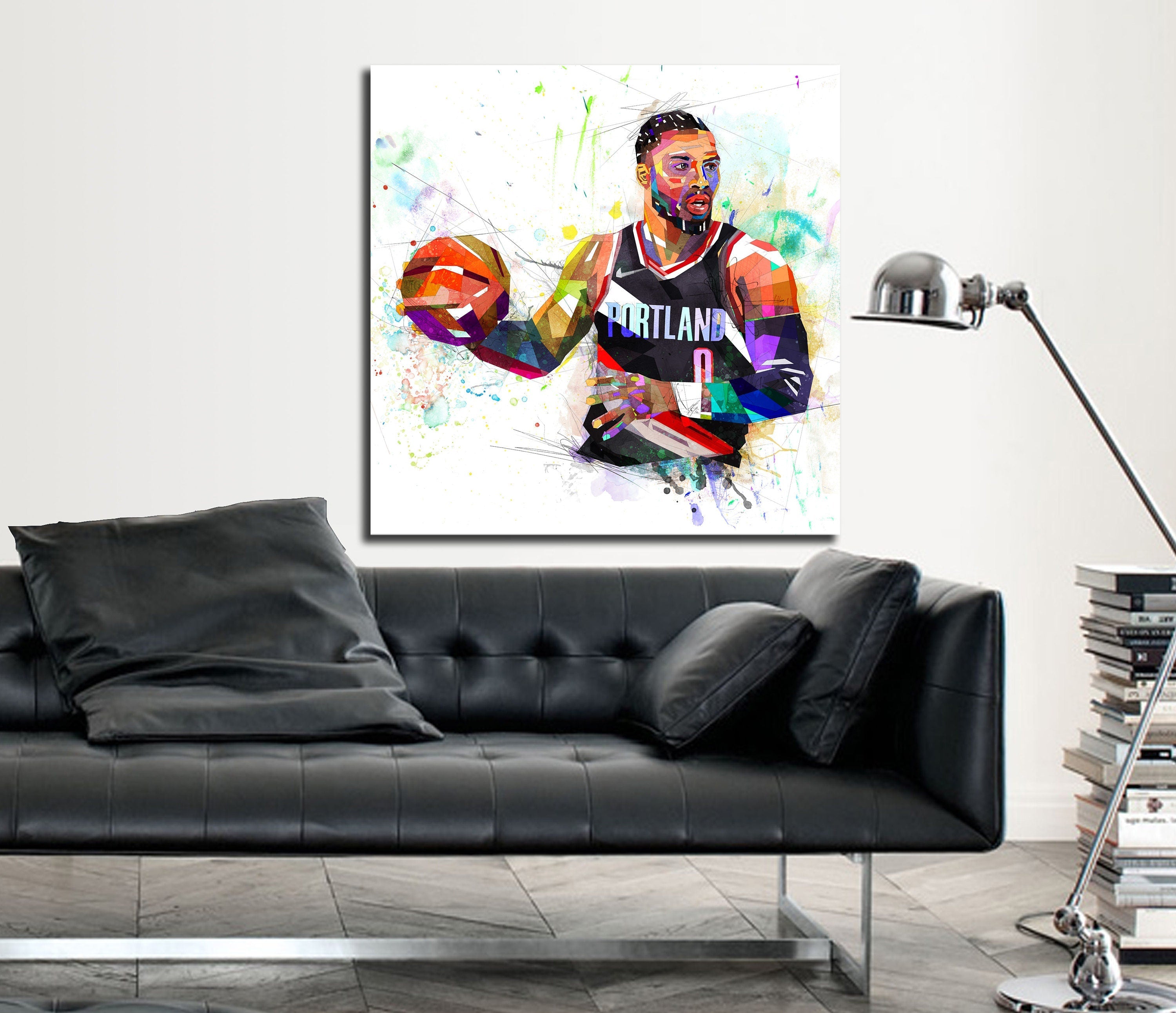 Basketball Canvas Wall Art