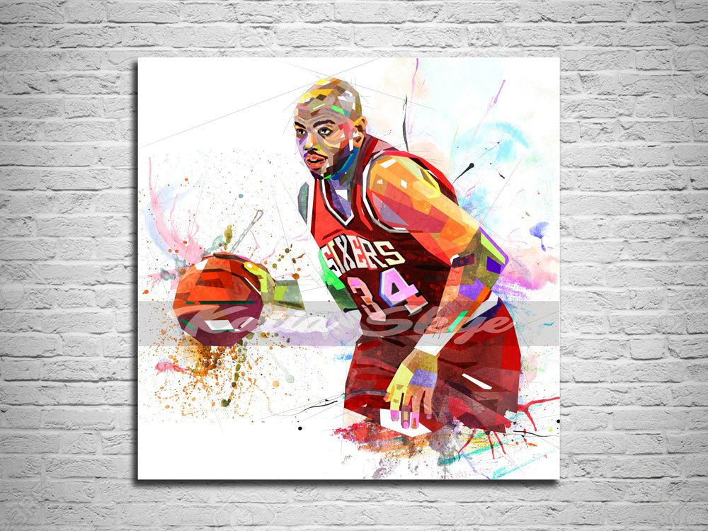 Charles Barkley wall art