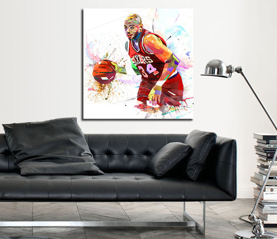 Charles Barkley canvas print