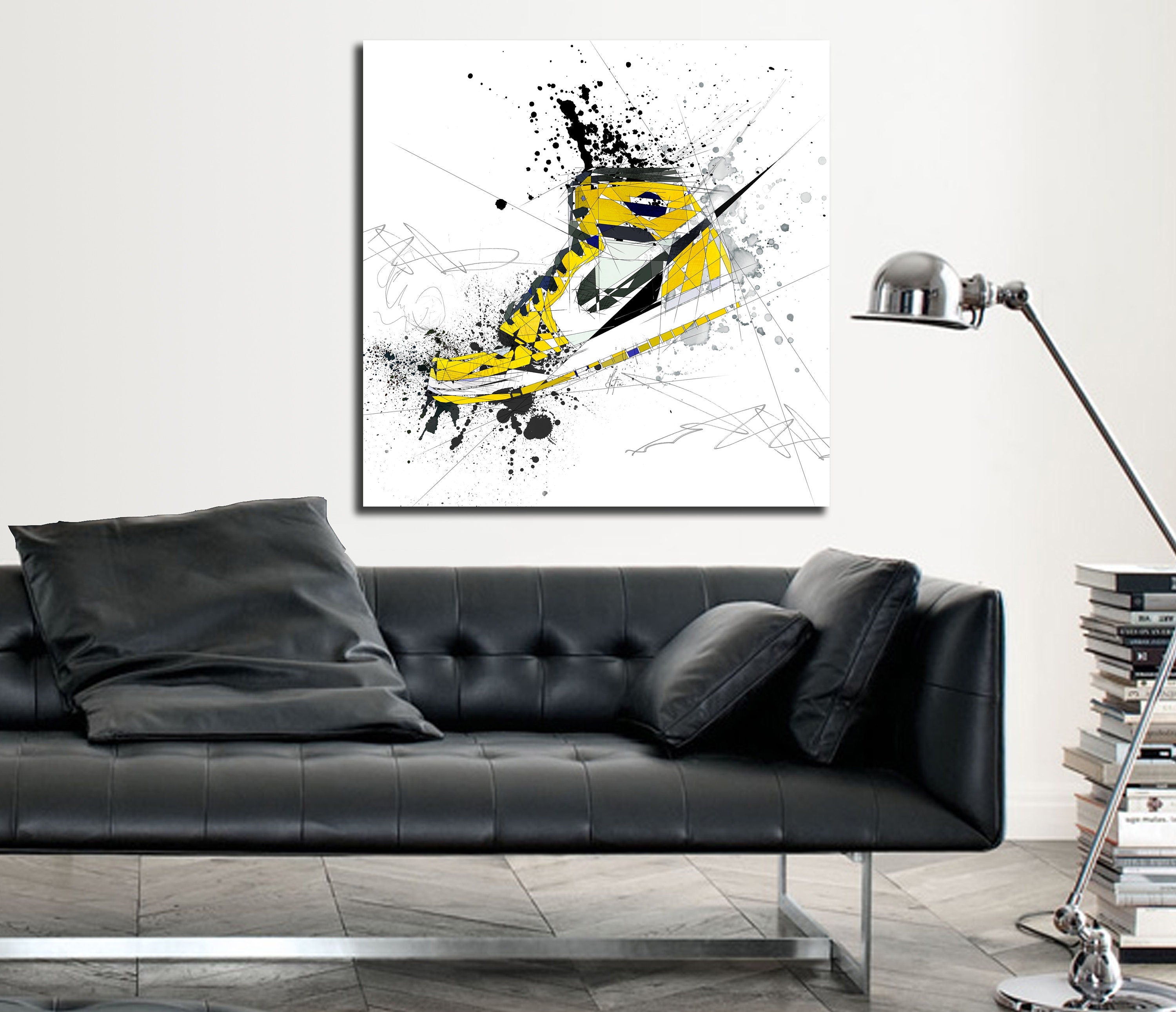 Basketball Shoes Canvas Wall Art