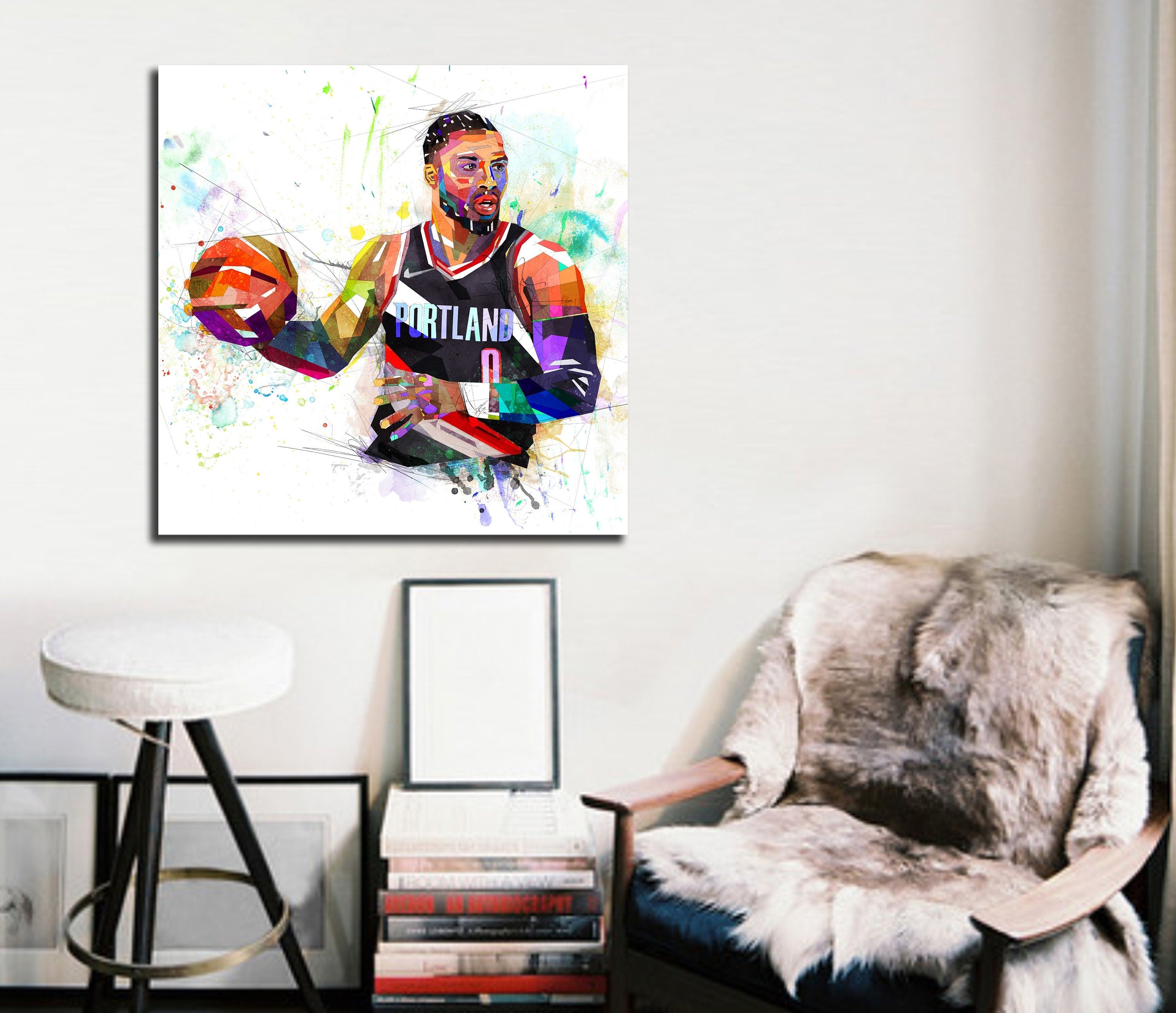 Damian Lillard Canvas Wall Art