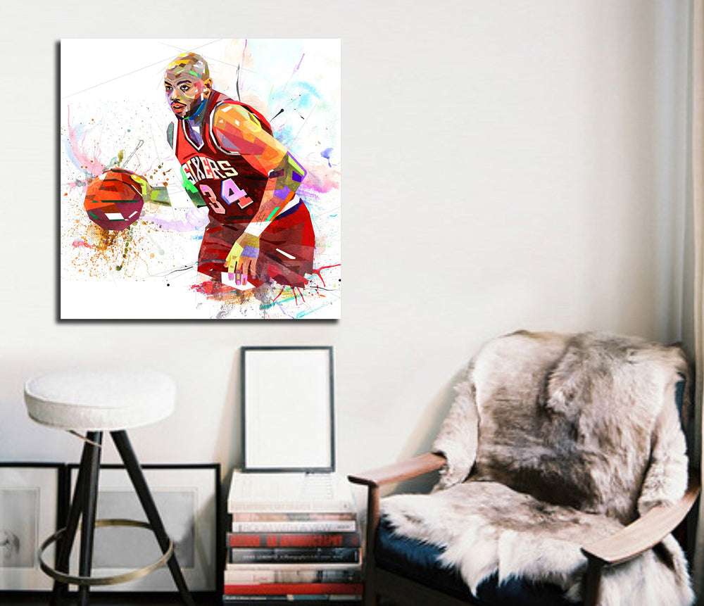 Charles Barkley wall decor