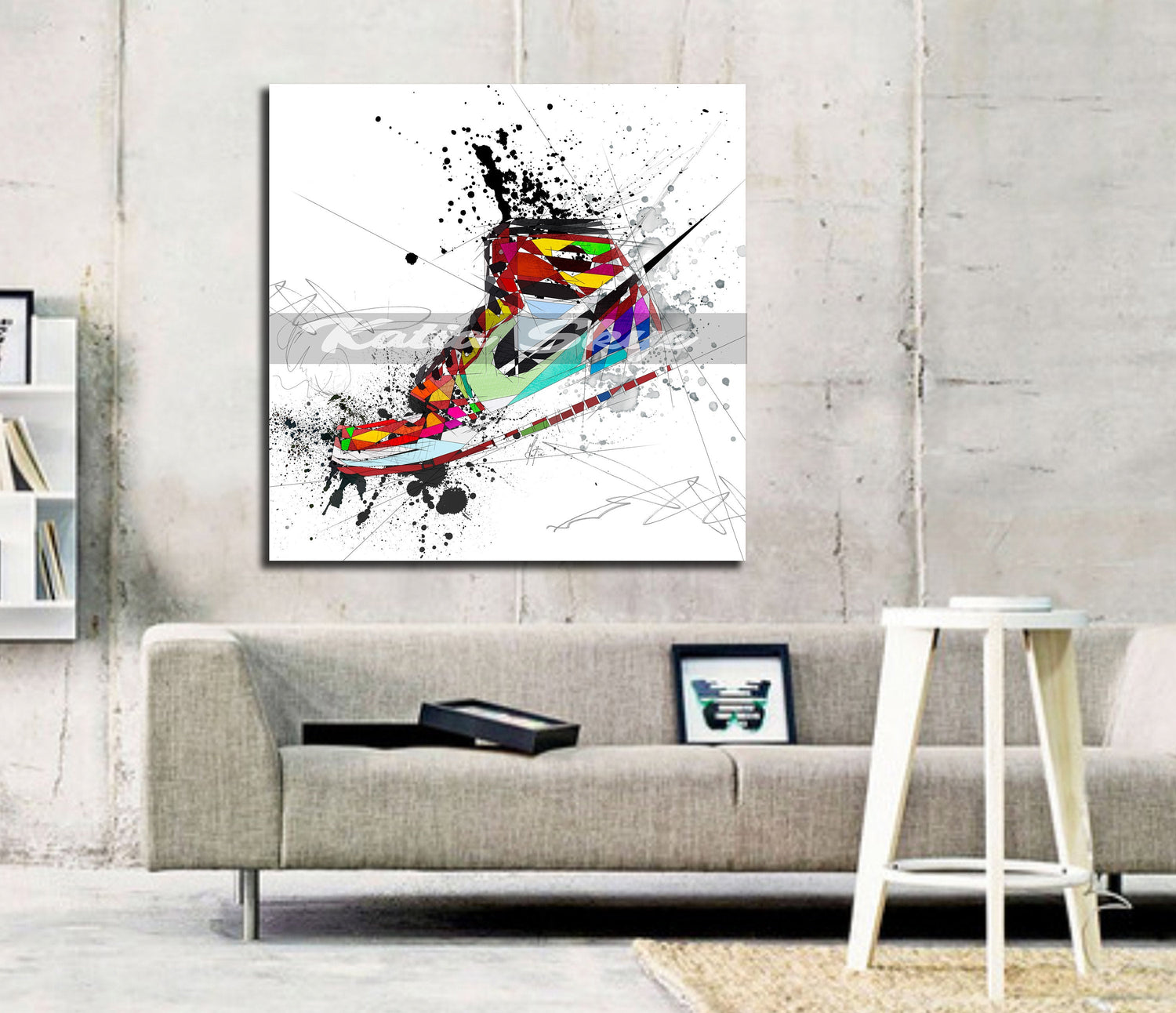 Air Jordan Sneaker canvas print wall art
