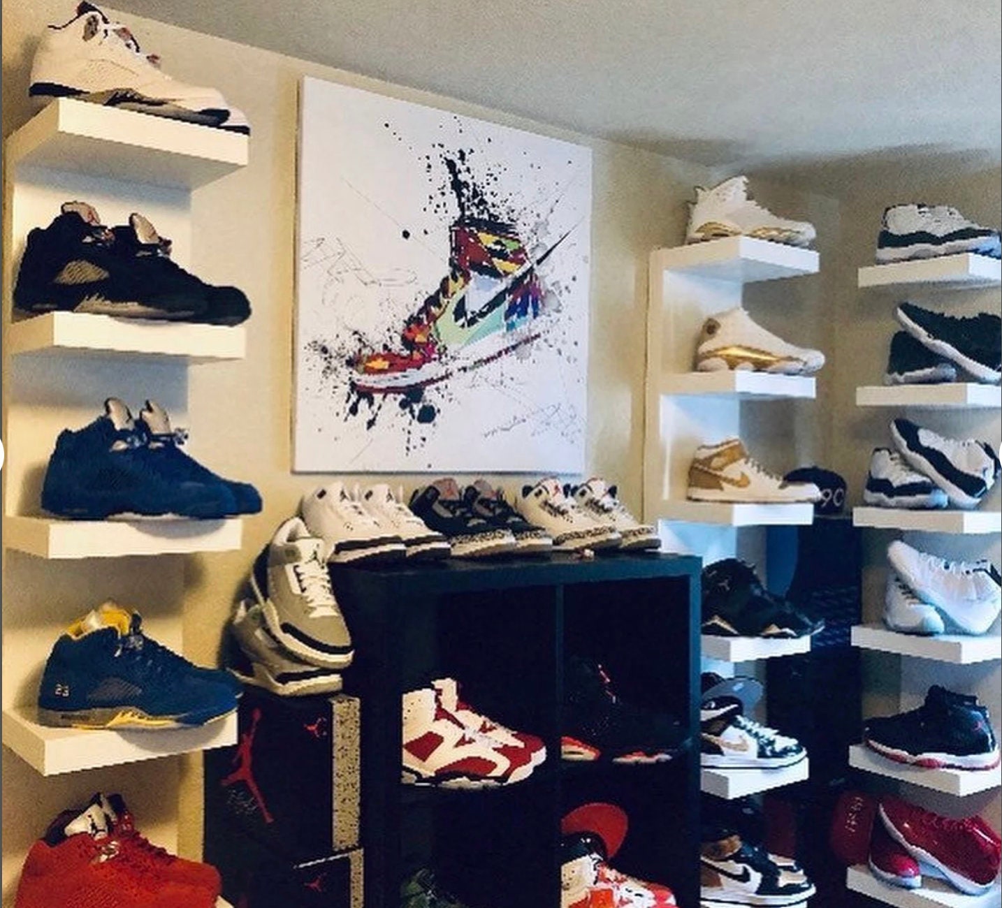Air Jordan shoes wall art