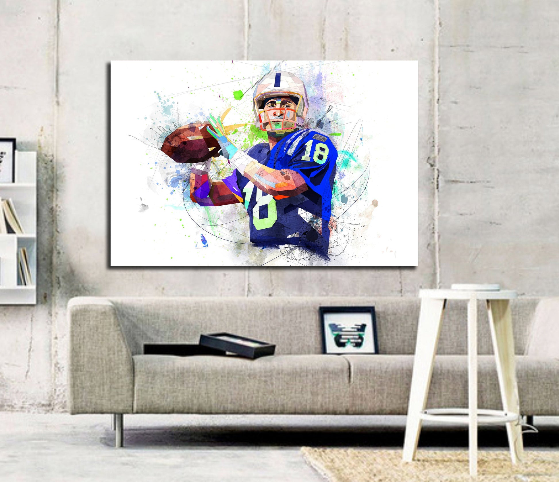 ♥ contemporary drawing canvas print