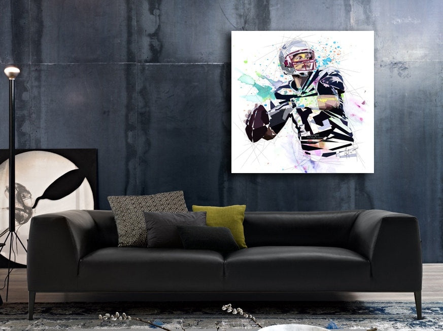 Tom Brady canvas poster