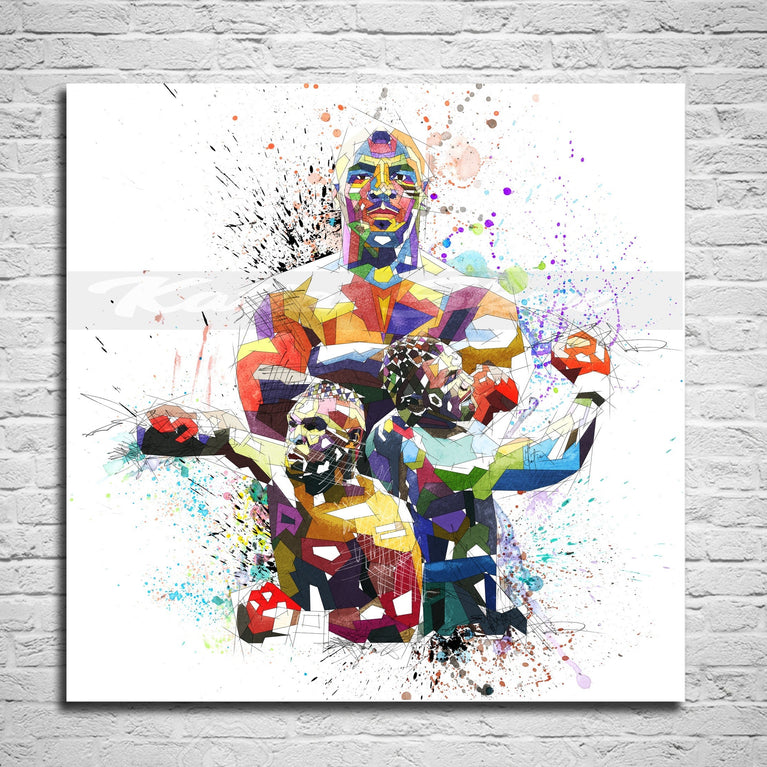 mike tyson canvas poster